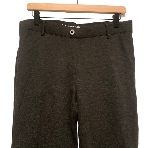 Betabrand Yoga Dress Pants Straight Leg Charcoal Gray petite - Picture 4 of 8